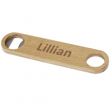 Logo trade advertising product photo of: Origina wooden bottle opener