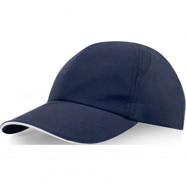 Logotrade promotional item picture of: Morion 6 panel GRS recycled cool fit sandwich cap