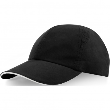 Logo trade promotional gifts picture of: Morion 6 panel GRS recycled cool fit sandwich cap