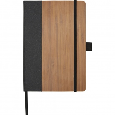 Logo trade promotional merchandise image of: Note A5 bamboo notebook