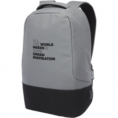 Logotrade promotional giveaway image of: Cover GRS RPET anti-theft backpack 18L