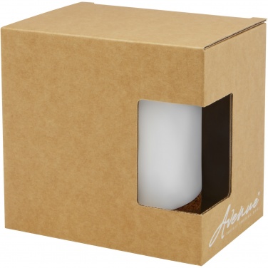Logo trade corporate gifts image of: Neiva 425 ml ceramic mug with cork base