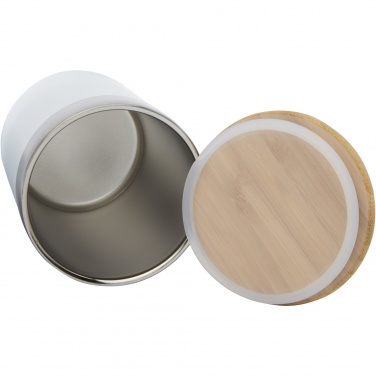 Logo trade promotional merchandise image of: Lagan 300 ml stainless steel tumbler with bamboo lid