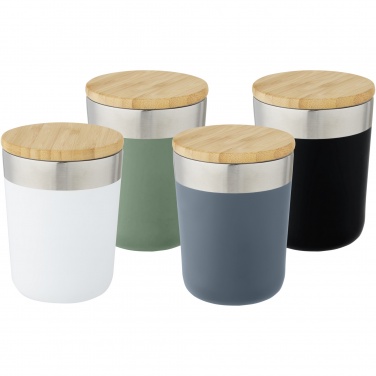 Logotrade business gifts photo of: Lagan 300 ml stainless steel tumbler with bamboo lid