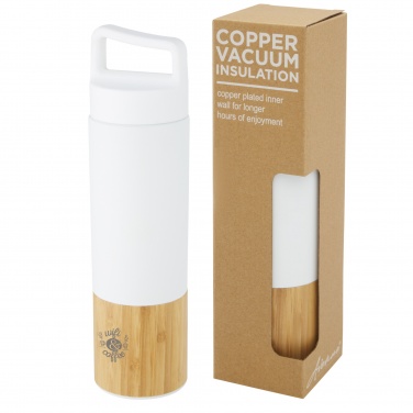 Logotrade promotional gift image of: Torne 540 ml  stainless steel bottle with bamboo outer wall