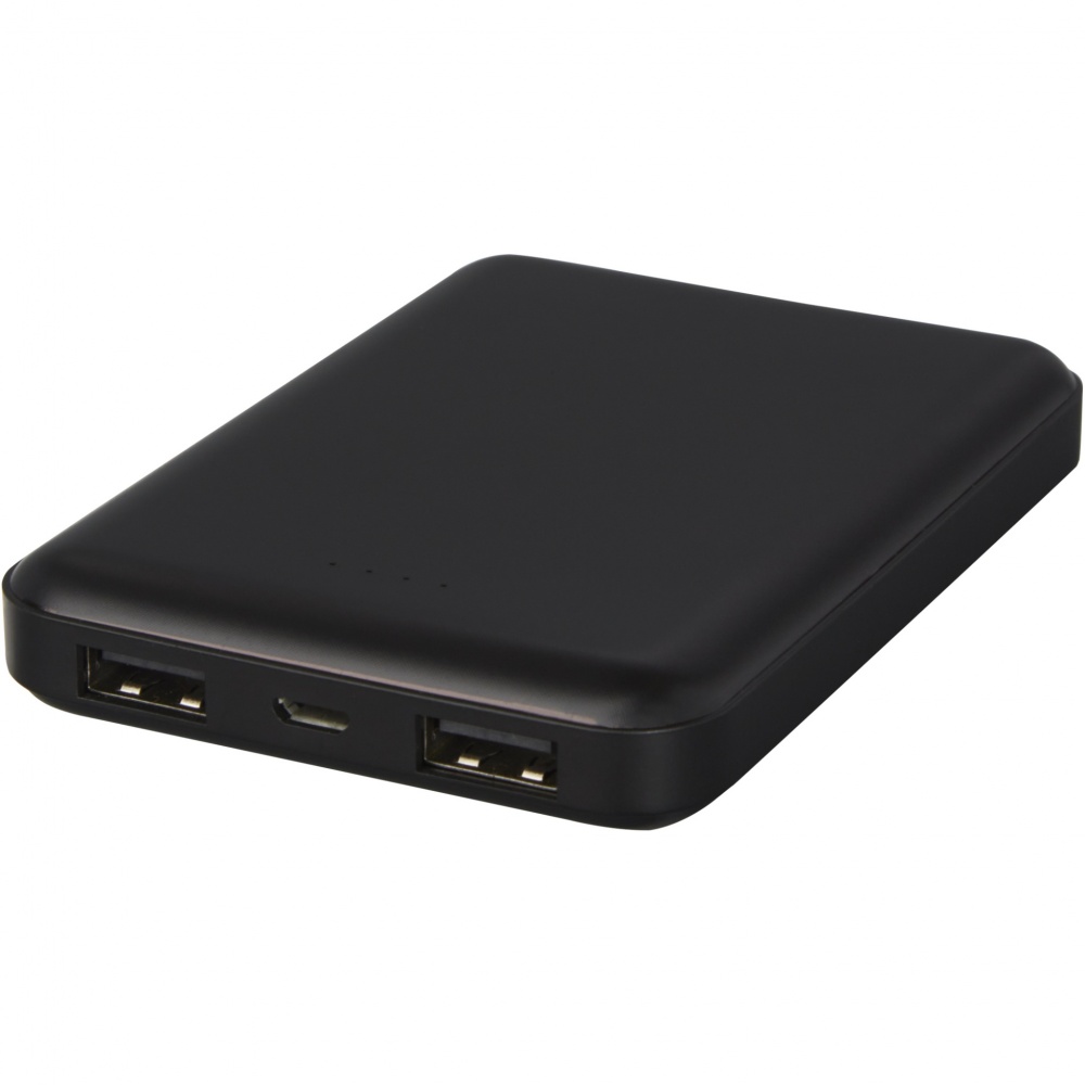 Logotrade promotional giveaway image of: Gleam 5000 mAh ultra slim light-up power bank