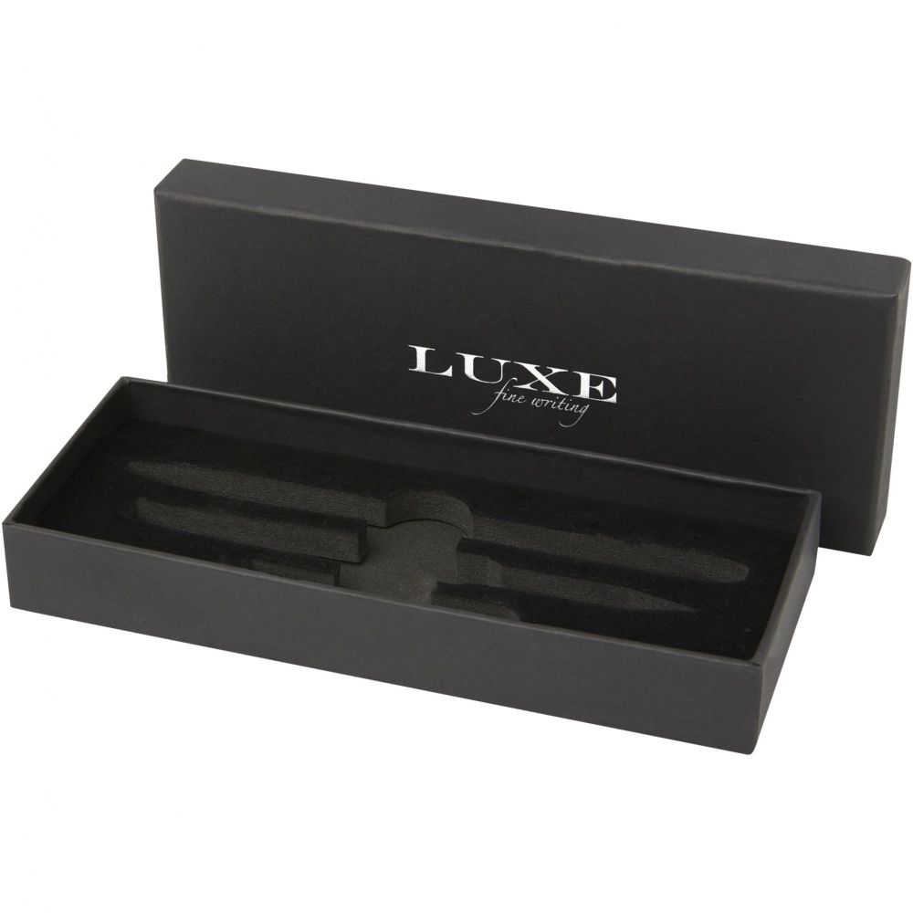 Logo trade corporate gifts picture of: Tactical Dark duo pen gift box