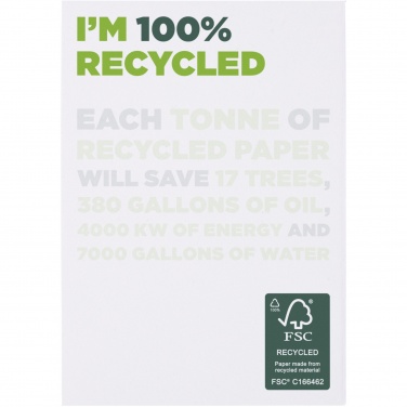 Logotrade promotional giveaways photo of: Desk-Mate® A7 recycled notepad