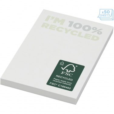 Logotrade advertising product image of: Sticky-Mate® recycled sticky notes 50 x 75 mm