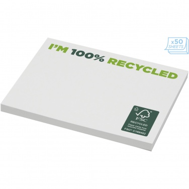Logo trade promotional merchandise photo of: Sticky-Mate® recycled sticky notes 100x75 mm