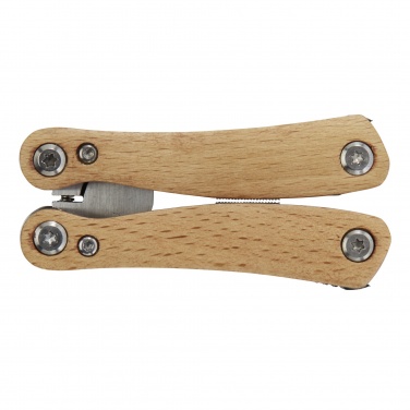 Logo trade promotional product photo of: Anderson 12-function medium wooden multi-tool