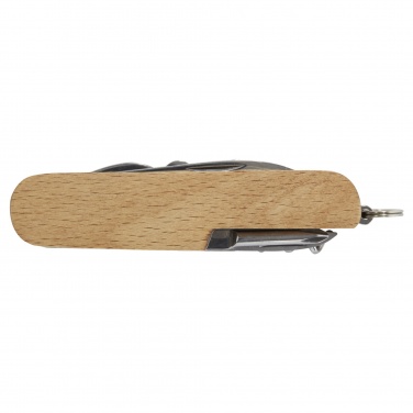 Logo trade promotional giveaways image of: Richard 7-function wooden pocket knife