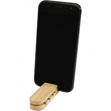 Logo trade promotional giveaways image of: Edulis bamboo cable manager 