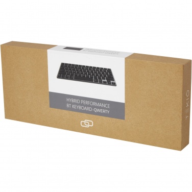 Logo trade promotional merchandise photo of: Hybrid performance Bluetooth keyboard - QWERTY