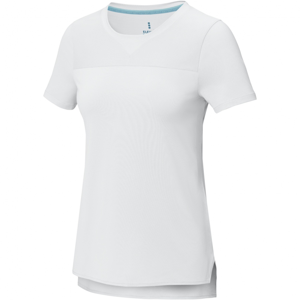Logo trade promotional giveaways image of: Borax short sleeve women's GRS recycled cool fit t-shirt
