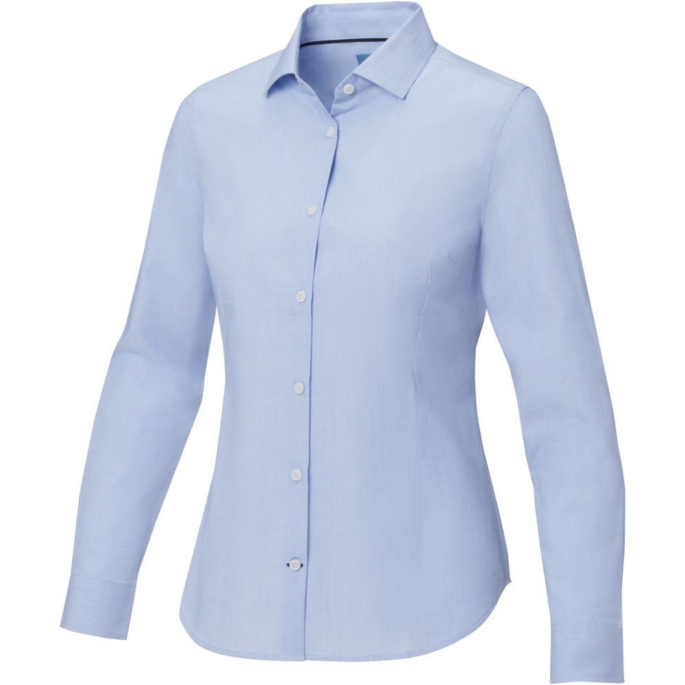 Logo trade corporate gift photo of: Cuprite long sleeve women's organic shirt