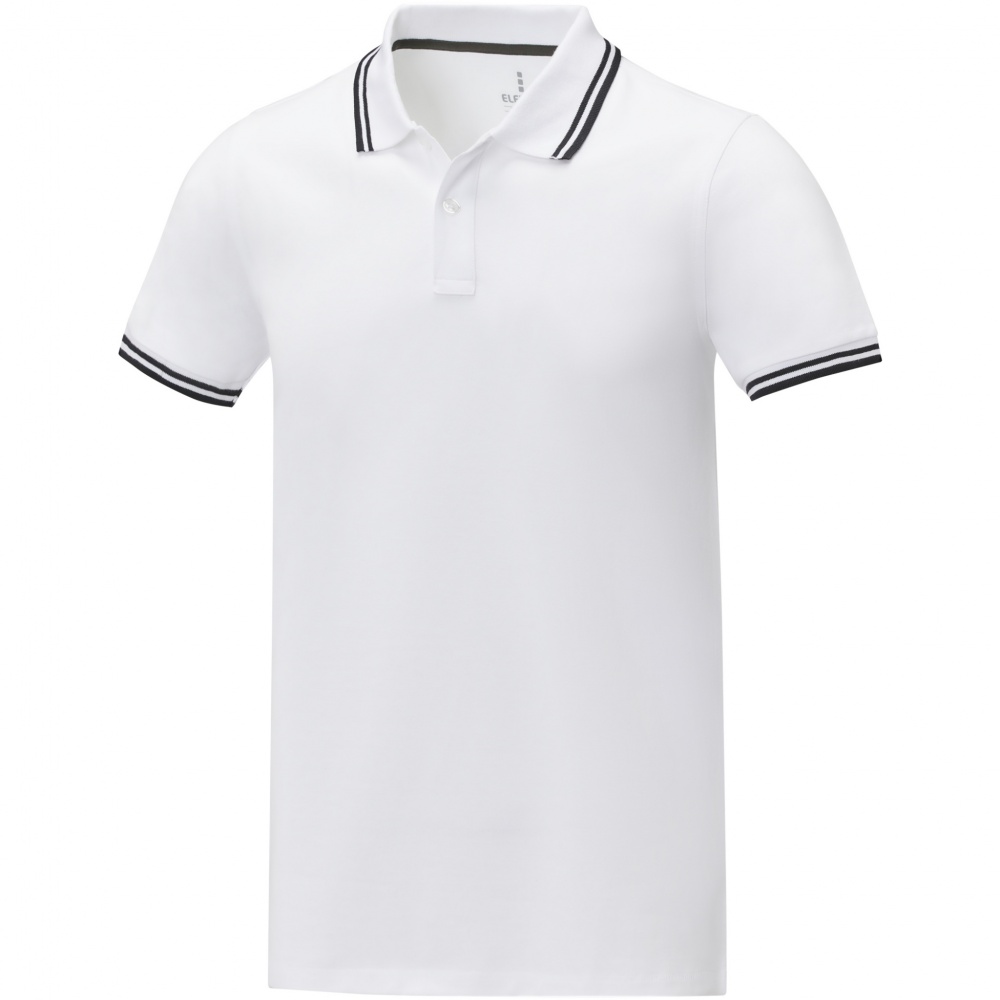 Logotrade promotional giveaway image of: Amarago short sleeve men's tipping polo