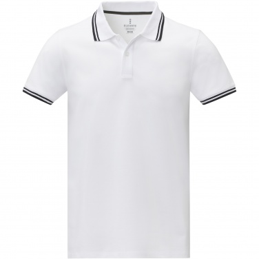 Logo trade business gifts image of: Amarago short sleeve men's tipping polo