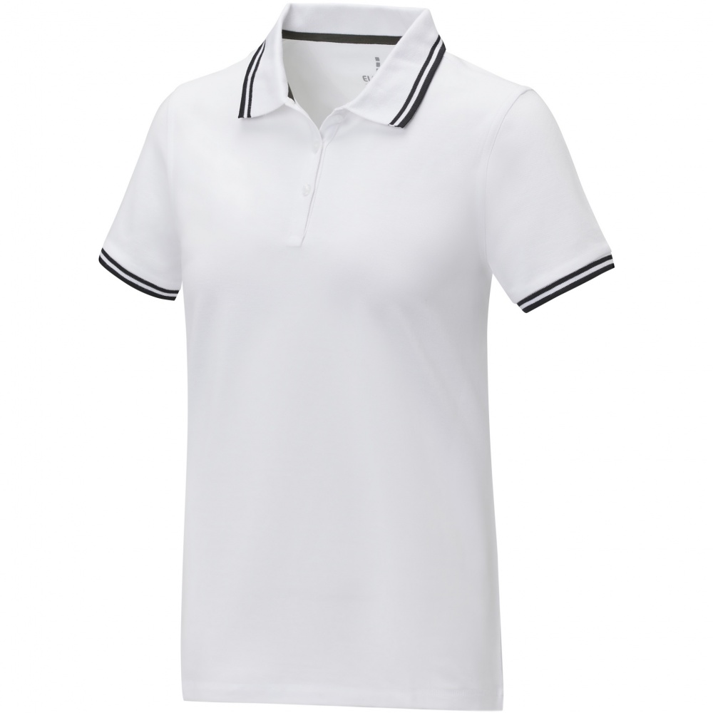 Logotrade promotional giveaways photo of: Amarago short sleeve women's tipping polo