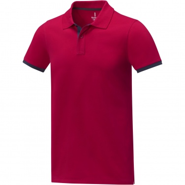 Logotrade business gift image of: Morgan short sleeve men's duotone polo