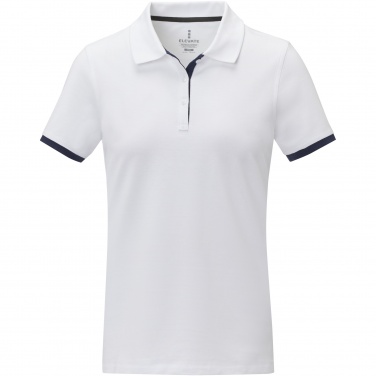 Logo trade advertising products image of: Morgan short sleeve women's duotone polo