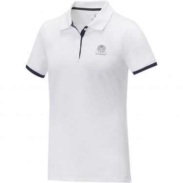Logotrade promotional item picture of: Morgan short sleeve women's duotone polo