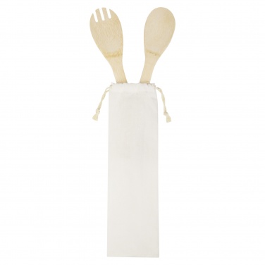 Logotrade advertising product image of: Endiv bamboo salad spoon and fork
