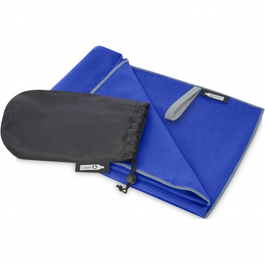 Logo trade promotional products image of: Pieter recycled PET ultra lightweight and quick dry towel 130 x 80 cm