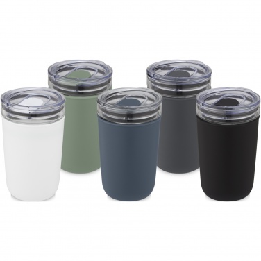 Logo trade promotional products image of: Bello 420 ml glass tumbler with recycled plastic outer wall