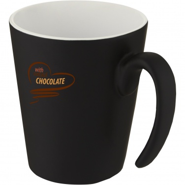 Logo trade promotional giveaway photo of: Oli 360 ml ceramic mug with handle