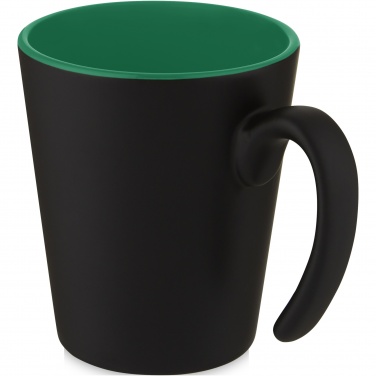 Logo trade business gift photo of: Oli 360 ml ceramic mug with handle