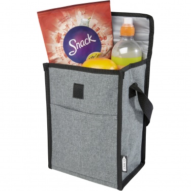 Logo trade promotional gifts picture of: Reclaim 4-can GRS RPET cooler bag 5L