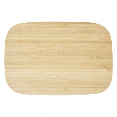 Logo trade promotional merchandise image of: Tite stainless steel lunch box with bamboo lid