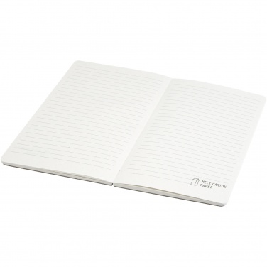 Logo trade promotional giveaway photo of: Dairy Dream A5 size reference recycled milk cartons spineless notebook