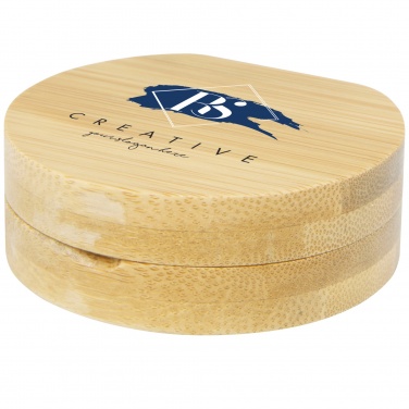Logotrade promotional gift image of: Afrodit bamboo pocket mirror