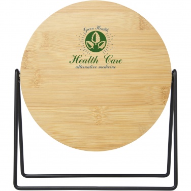 Logo trade promotional merchandise picture of: Hyrra bamboo standing mirror