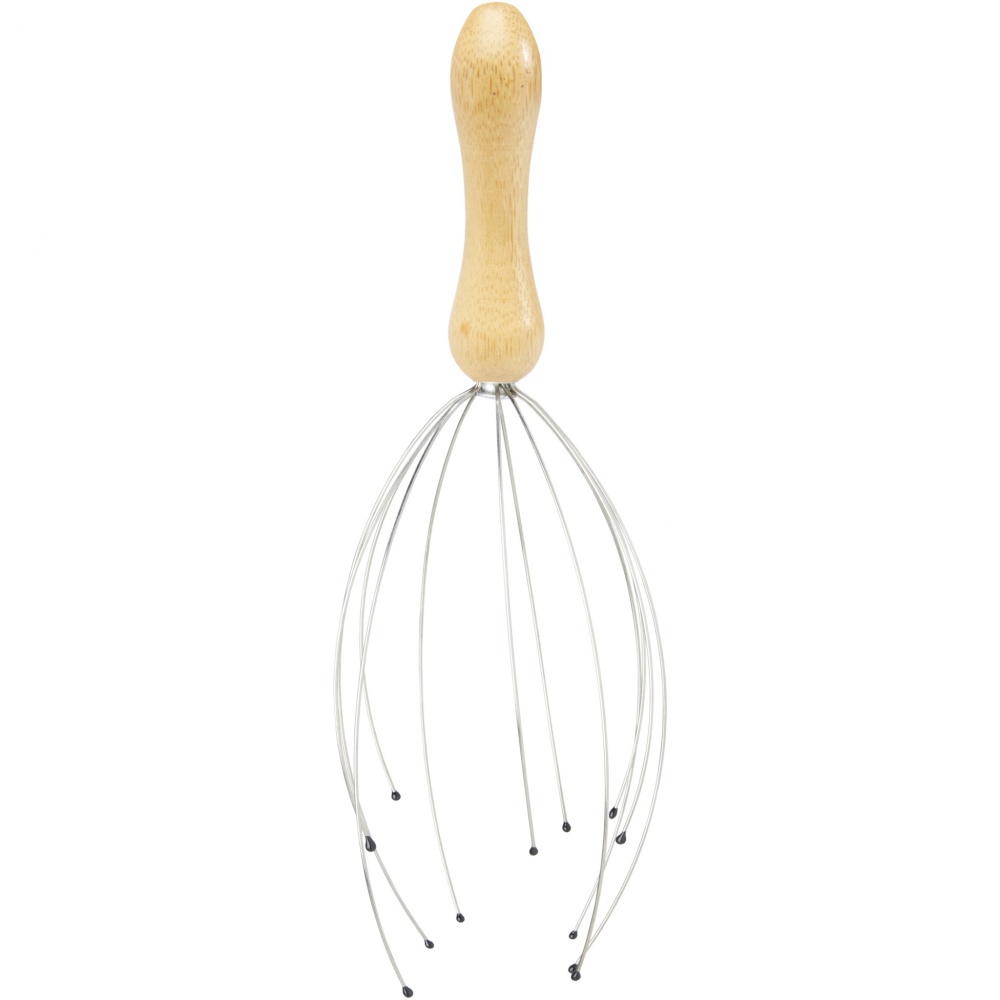 Logotrade corporate gift picture of: Hator bamboo head massager