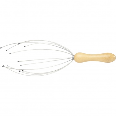 Logo trade promotional giveaways picture of: Hator bamboo head massager