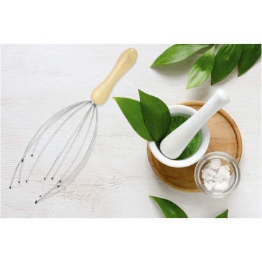 Logotrade promotional items photo of: Hator bamboo head massager