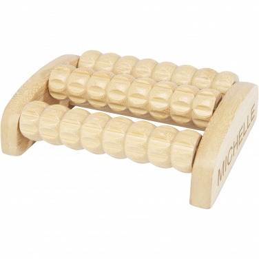 Logo trade promotional merchandise image of: Venis bamboo foot massager