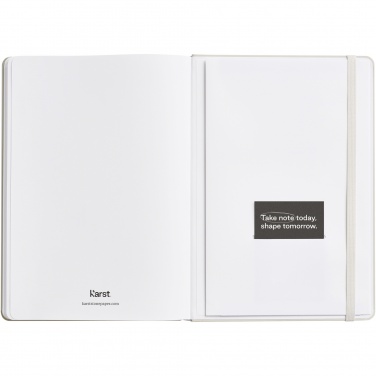 Logotrade corporate gifts photo of: Karst® A5 stone paper hardcover notebook - lined
