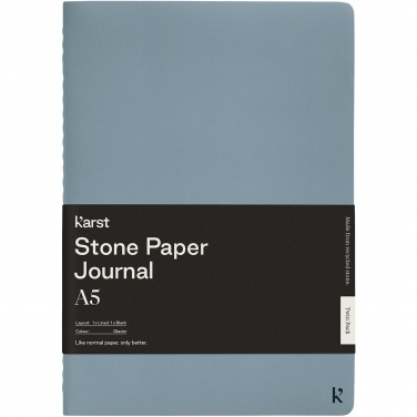 Logotrade promotional product picture of: Karst® A5 stone paper journal twin pack