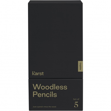 Logo trade promotional gifts picture of: Karst® 5-pack 2B woodless graphite pencils