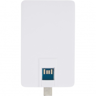 Logo trade promotional items picture of: Duo slim 32GB USB drive with Type-C and USB-A 3.0