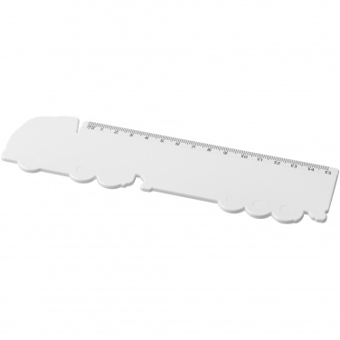 Logotrade promotional merchandise image of: Tait 15 cm lorry-shaped recycled plastic ruler