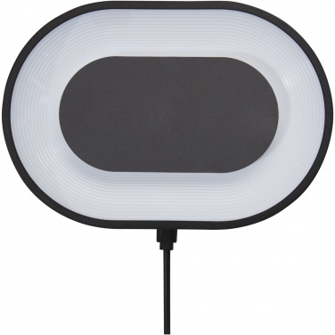 Logo trade promotional product photo of: Ray wireless charging pad with RGB mood light