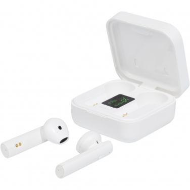 Logotrade promotional product image of: Tayo solar charging TWS earbuds 