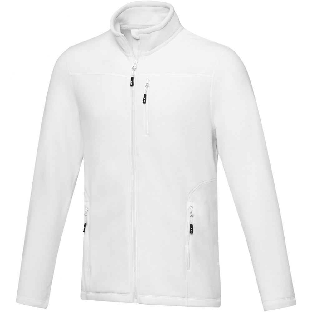 Logotrade business gift image of: Amber men's GRS recycled full zip fleece jacket