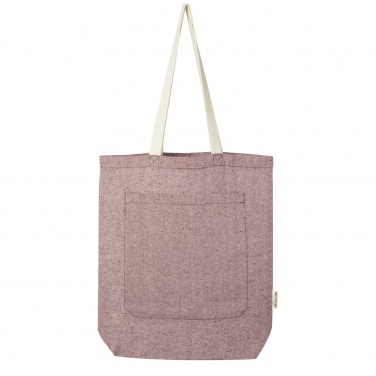 Logotrade corporate gifts photo of: Pheebs 150 g/m² recycled cotton tote bag with front pocket 9L