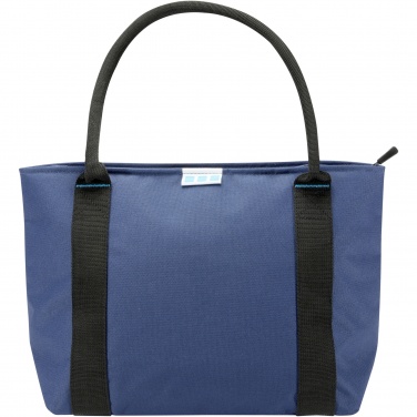 Logotrade business gifts photo of: REPREVE® Our Ocean™ 12-can GRS RPET cooler tote bag 11L
